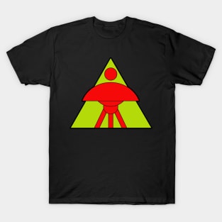 Tripod Warning Marker T-Shirt